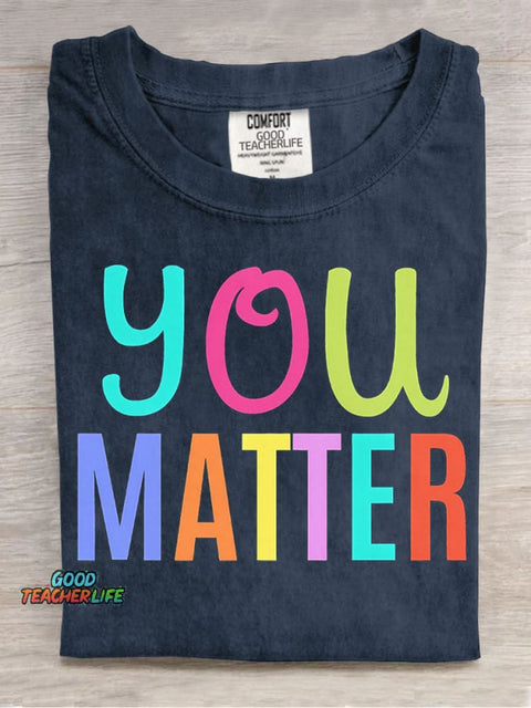 You Matter Decorative Pattern T-shirt