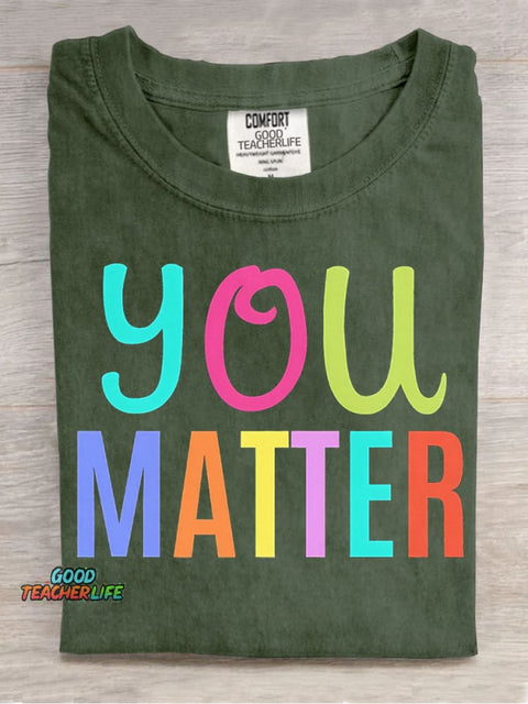 You Matter Decorative Pattern T-shirt