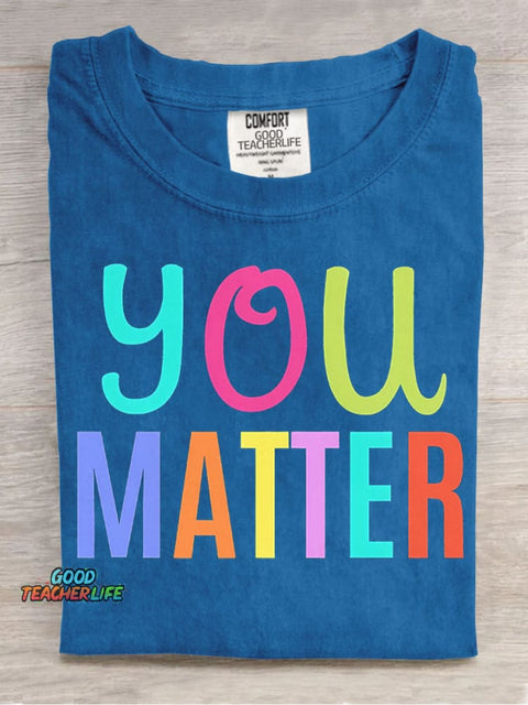 You Matter Decorative Pattern T-shirt