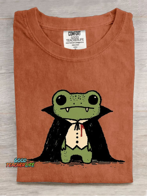Frog Vampire Decorative Pattern T-shirt