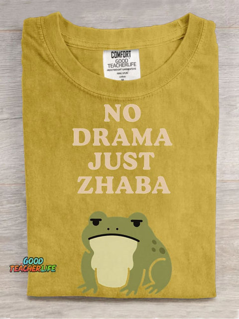 No Drama Decorative Pattern T-shirt