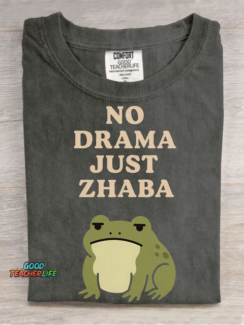 No Drama Decorative Pattern T-shirt