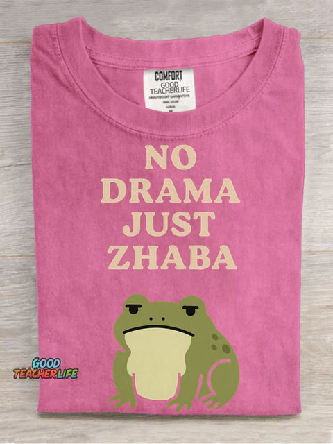 No Drama Decorative Pattern T-shirt