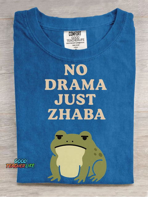 No Drama Decorative Pattern T-shirt