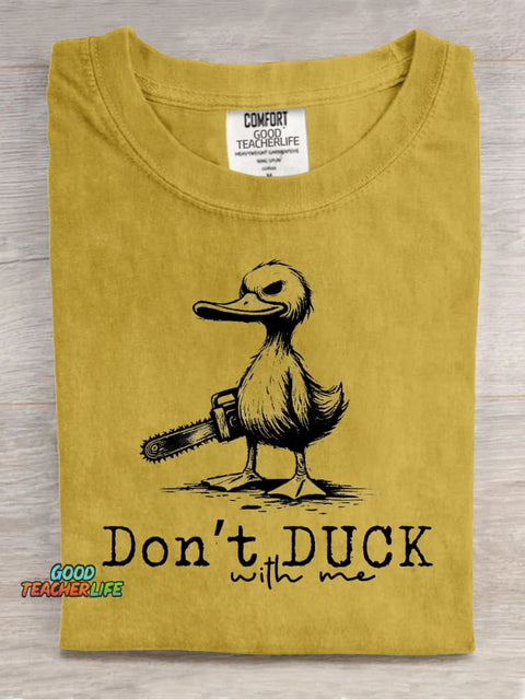 Duck Don't Duck Decorative PatternT-shirt