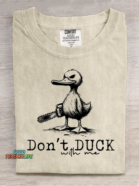 Duck Don't Duck Decorative PatternT-shirt