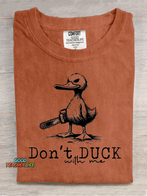 Duck Don't Duck Decorative PatternT-shirt