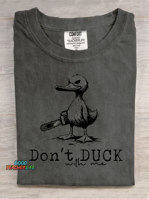 Duck Don't Duck Decorative PatternT-shirt