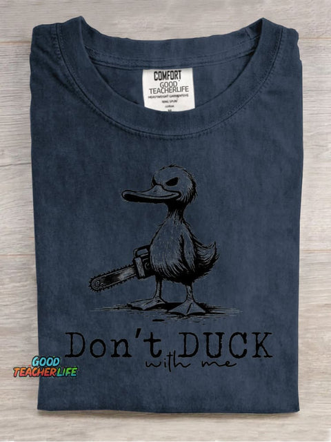 Duck Don't Duck Decorative PatternT-shirt