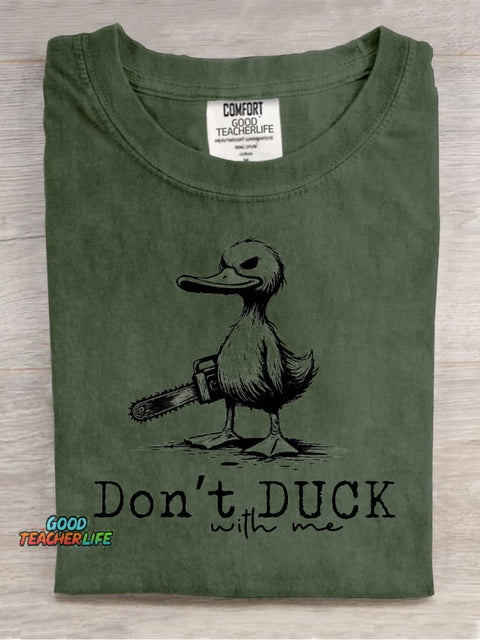 Duck Don't Duck Decorative PatternT-shirt