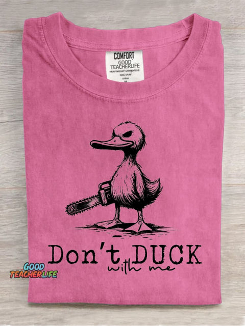Duck Don't Duck Decorative PatternT-shirt