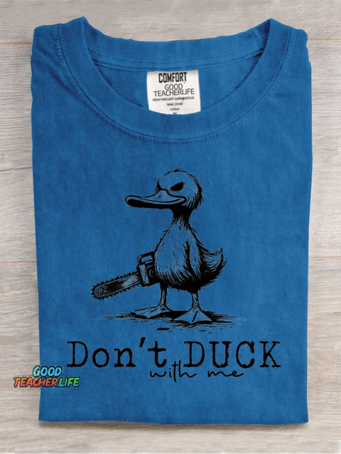 Duck Don't Duck Decorative PatternT-shirt