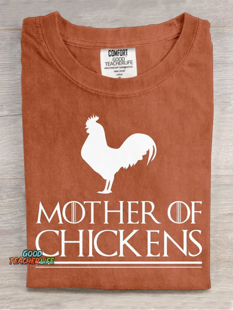 Mother of Chickens Decoration Pattern Decorative PatternT-shirt