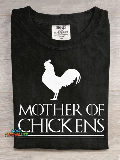 Mother of Chickens Decoration Pattern Decorative PatternT-shirt