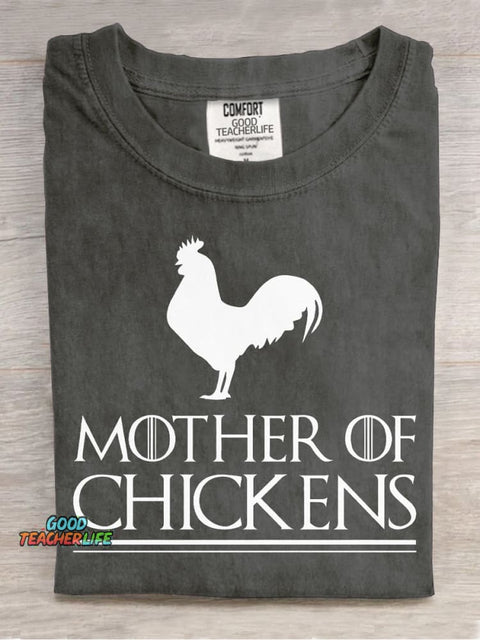 Mother of Chickens Decoration Pattern Decorative PatternT-shirt