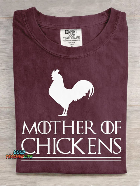 Mother of Chickens Decoration Pattern Decorative PatternT-shirt