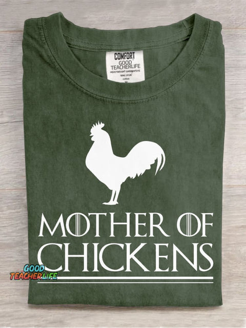 Mother of Chickens Decoration Pattern Decorative PatternT-shirt