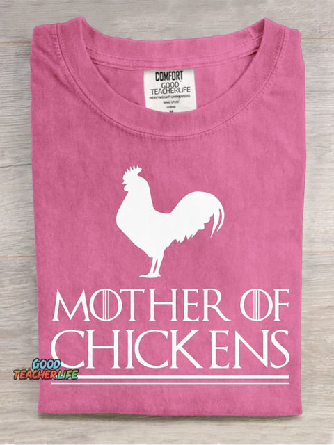 Mother of Chickens Decoration Pattern Decorative PatternT-shirt