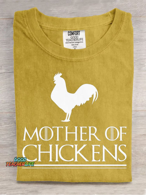 Mother of Chickens Decoration Pattern Decorative PatternT-shirt