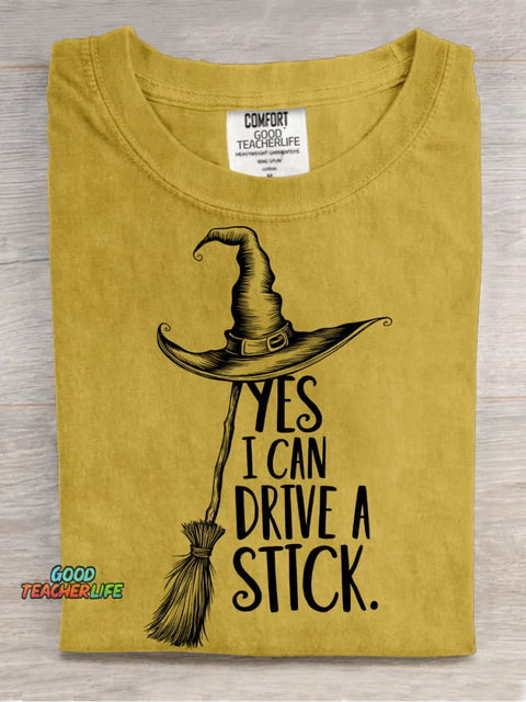 Wizard I Can Drive A Stick Decoration Pattern Decorative PatternT-shirt