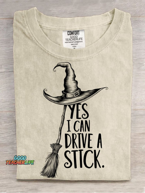 Wizard I Can Drive A Stick Decoration Pattern Decorative PatternT-shirt