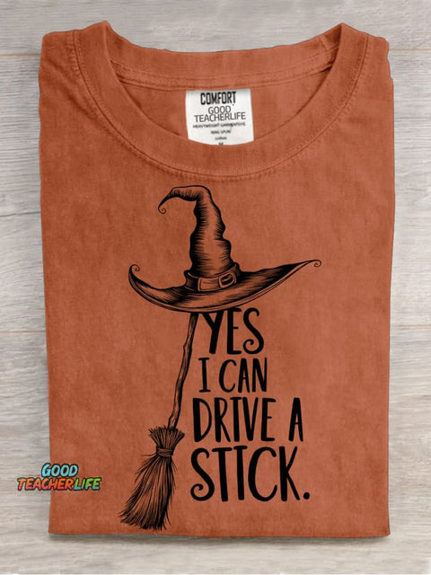 Wizard I Can Drive A Stick Decoration Pattern Decorative PatternT-shirt