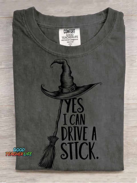 Wizard I Can Drive A Stick Decoration Pattern Decorative PatternT-shirt