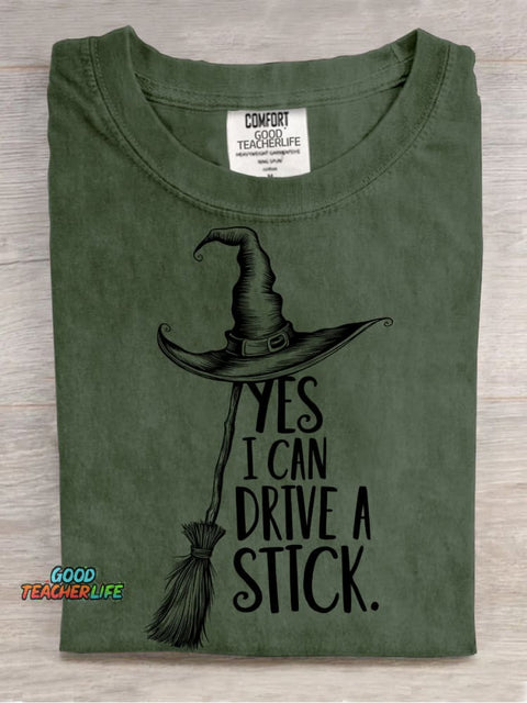 Wizard I Can Drive A Stick Decoration Pattern Decorative PatternT-shirt