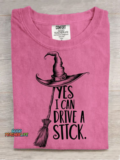 Wizard I Can Drive A Stick Decoration Pattern Decorative PatternT-shirt