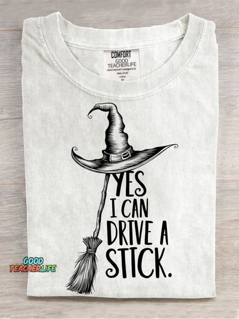 Wizard I Can Drive A Stick Decoration Pattern Decorative PatternT-shirt