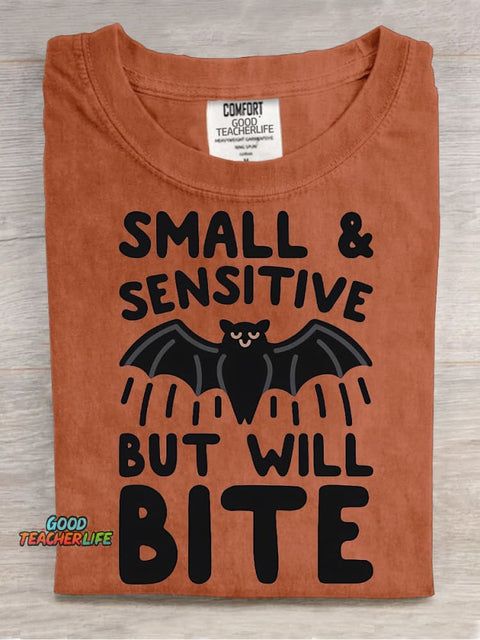 Friendly Bat Bites Decorative Pattern T-shirt
