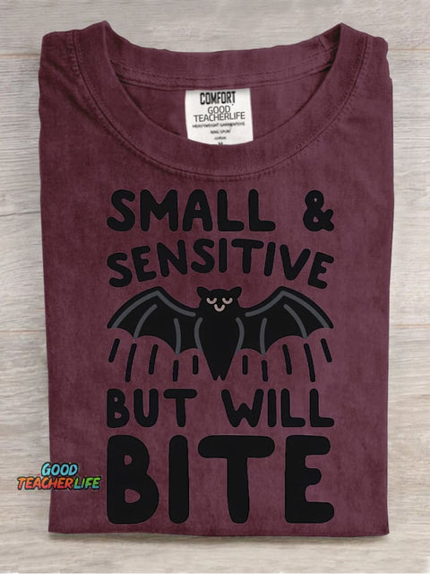Friendly Bat Bites Decorative Pattern T-shirt