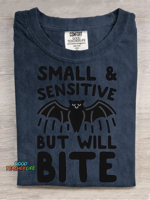 Friendly Bat Bites Decorative Pattern T-shirt