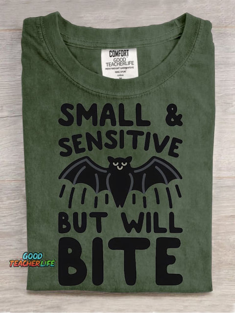 Friendly Bat Bites Decorative Pattern T-shirt