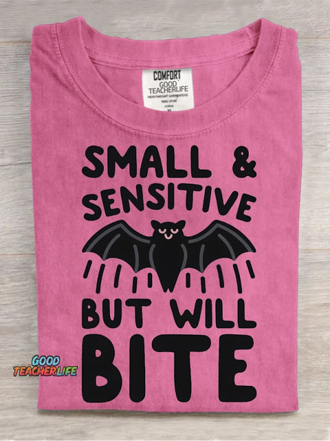 Friendly Bat Bites Decorative Pattern T-shirt