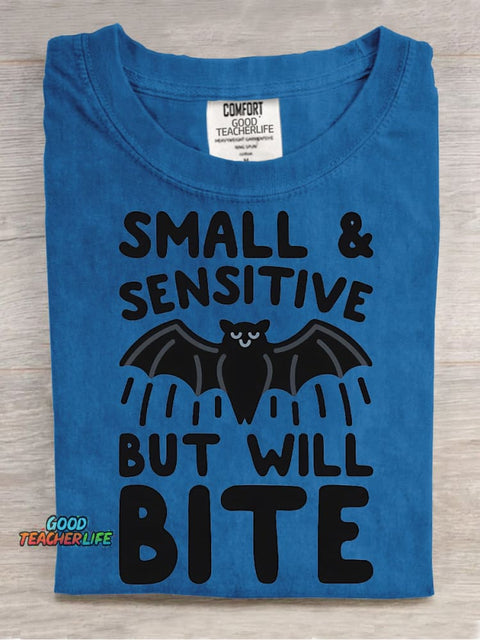 Friendly Bat Bites Decorative Pattern T-shirt