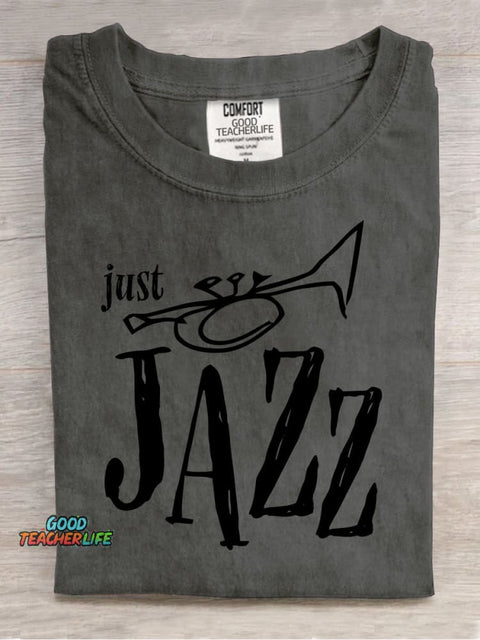 Jazz Music Trumpet Decorative Pattern T-shirt