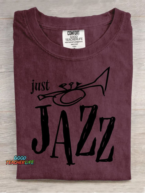 Jazz Music Trumpet Decorative Pattern T-shirt