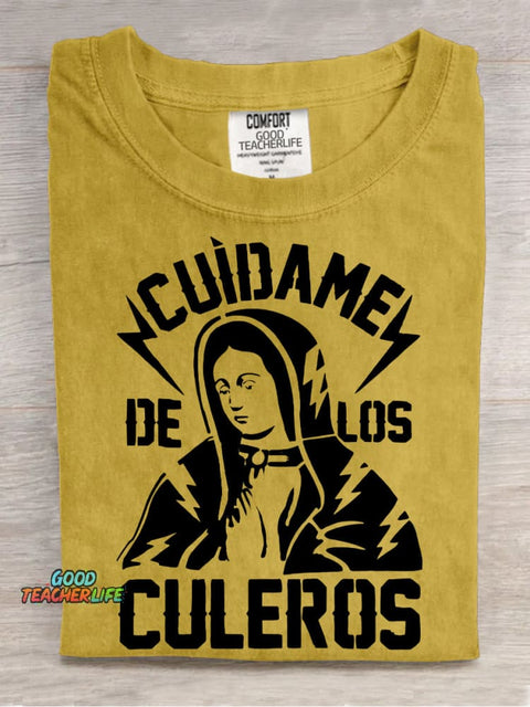 CULEROS Decorative Pattern T-shirt