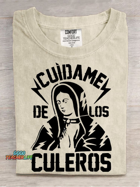 CULEROS Decorative Pattern T-shirt