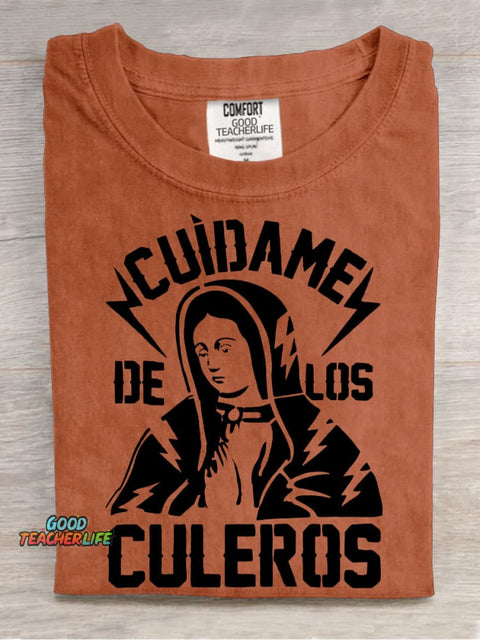 CULEROS Decorative Pattern T-shirt