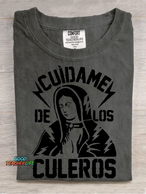 CULEROS Decorative Pattern T-shirt