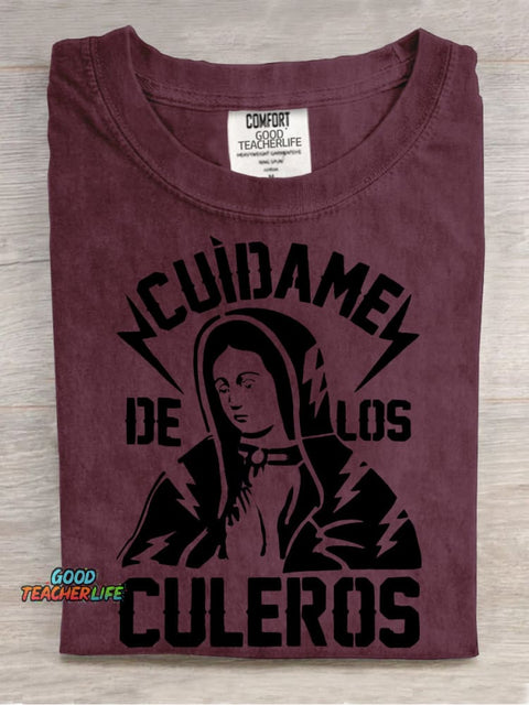 CULEROS Decorative Pattern T-shirt