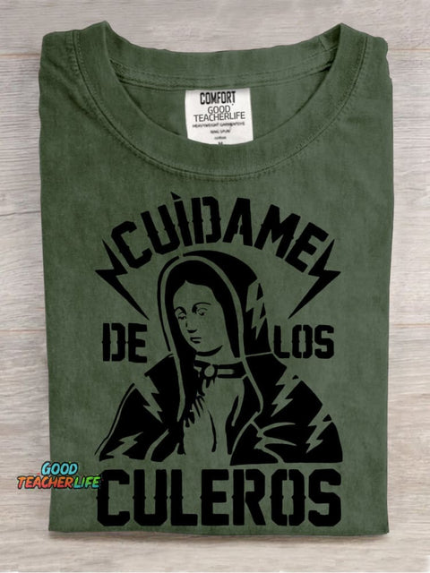 CULEROS Decorative Pattern T-shirt