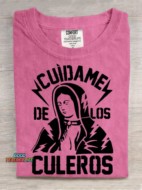 CULEROS Decorative Pattern T-shirt