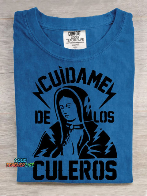 CULEROS Decorative Pattern T-shirt