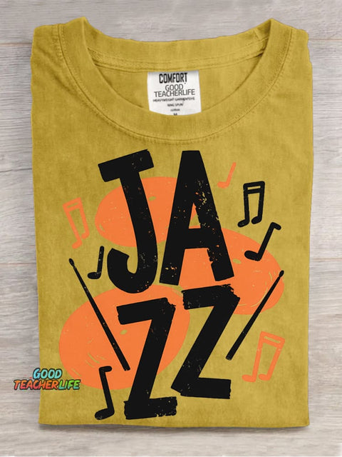 Jazz Music Decorative Pattern T-shirt