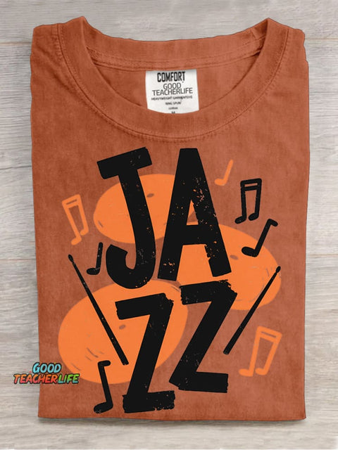 Jazz Music Decorative Pattern T-shirt