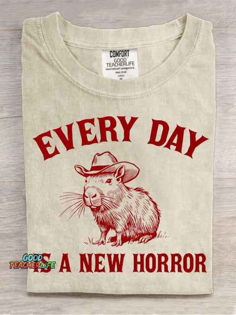 Every Day Is A New Horror T-shirt