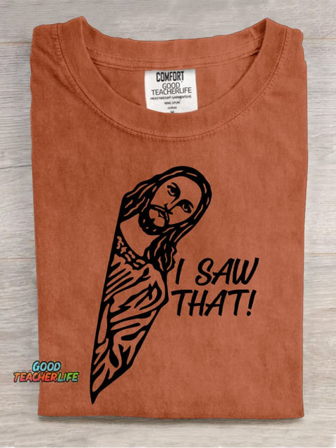 Jesus Saw That Decorative Pattern T-shirt